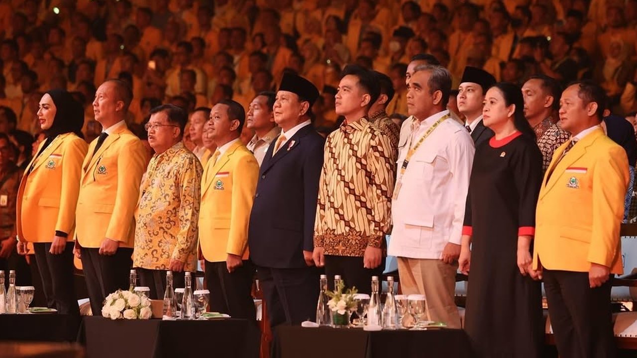 Prabowo Subianto di HUT Golkar ke-60