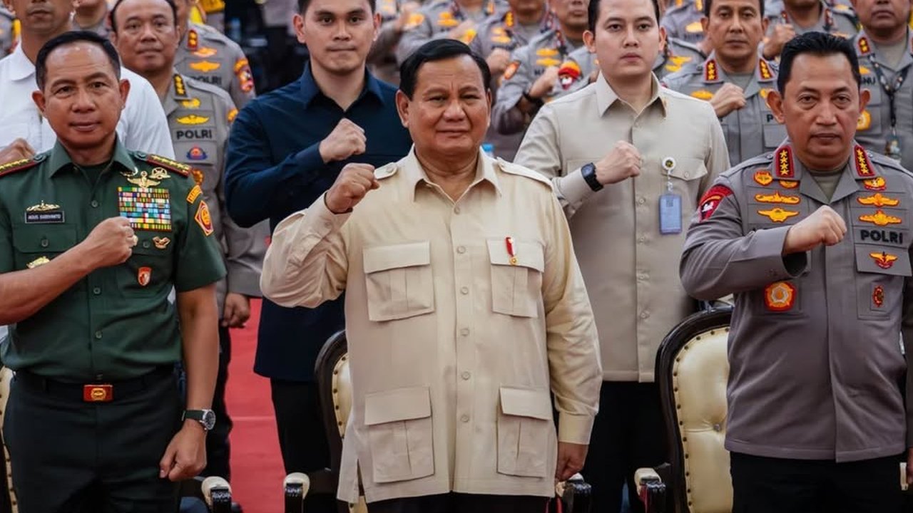 Presiden Prabowo di Akademi Kepolisian