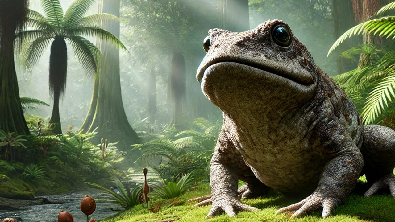 ilustrasi katak purba