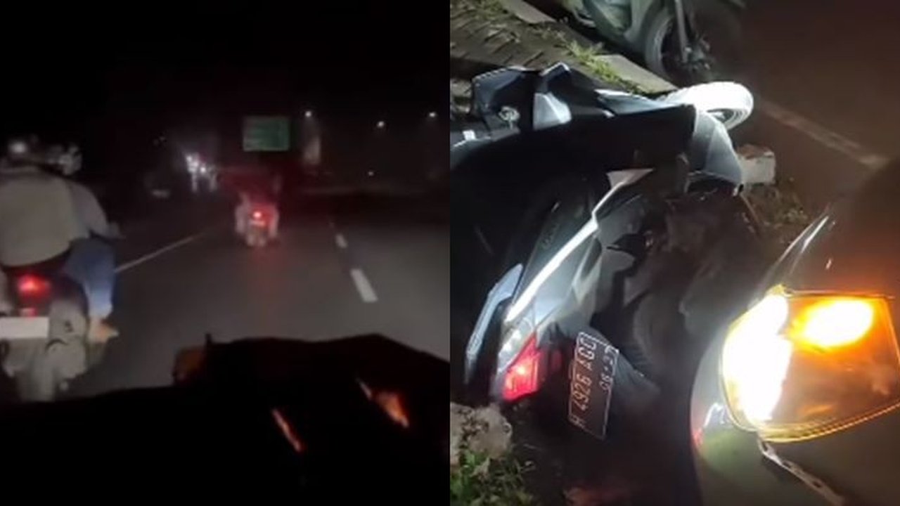 Pemobil di Semarang Tabrak Pemotor Hingga Jatuh Tersungkur tapi Justru Ramai Dipuji,