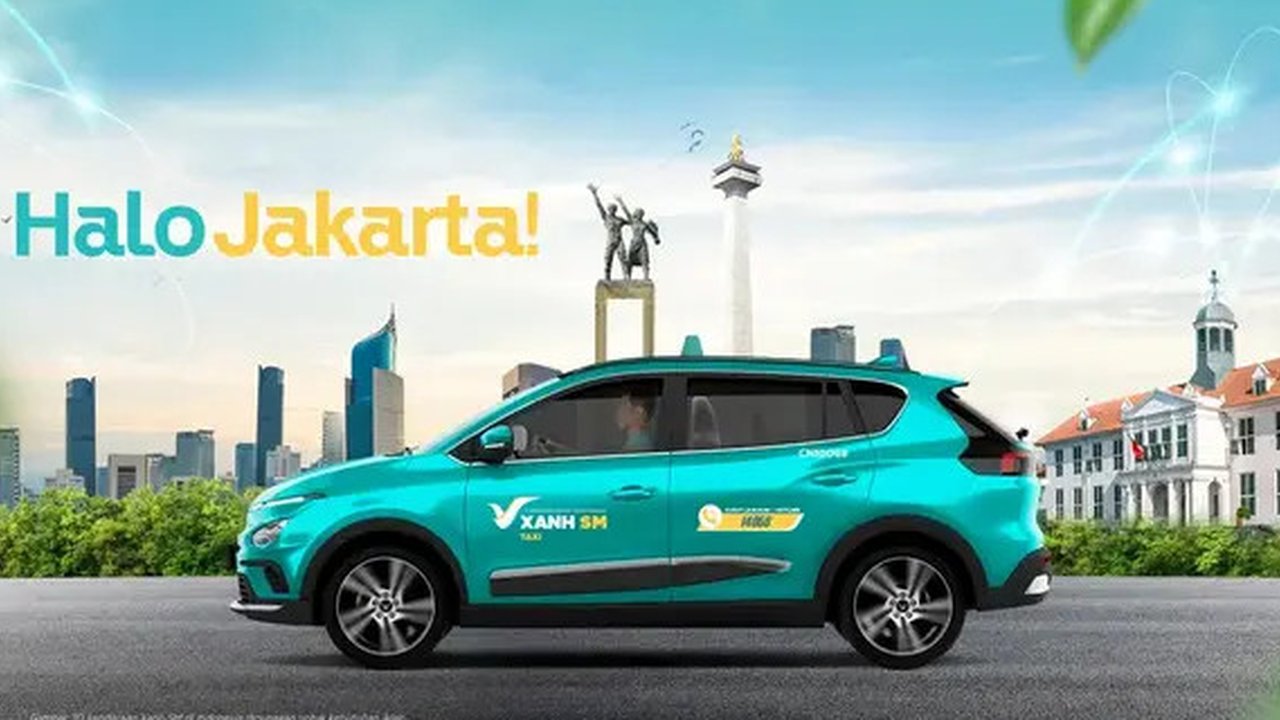 Xanh SM merupakan perusahaan taksi yang beroperasi di Indonesia dengan armada 100% mobil listrik. (Dok Xanh SM)