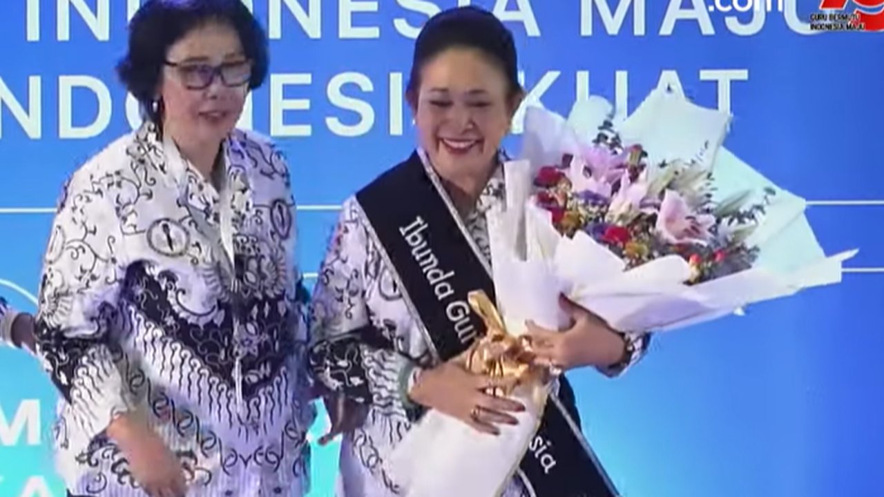 Titiek Soeharto Dinobatkan PGRI Jadi 'Ibunda Guru Indonesia'