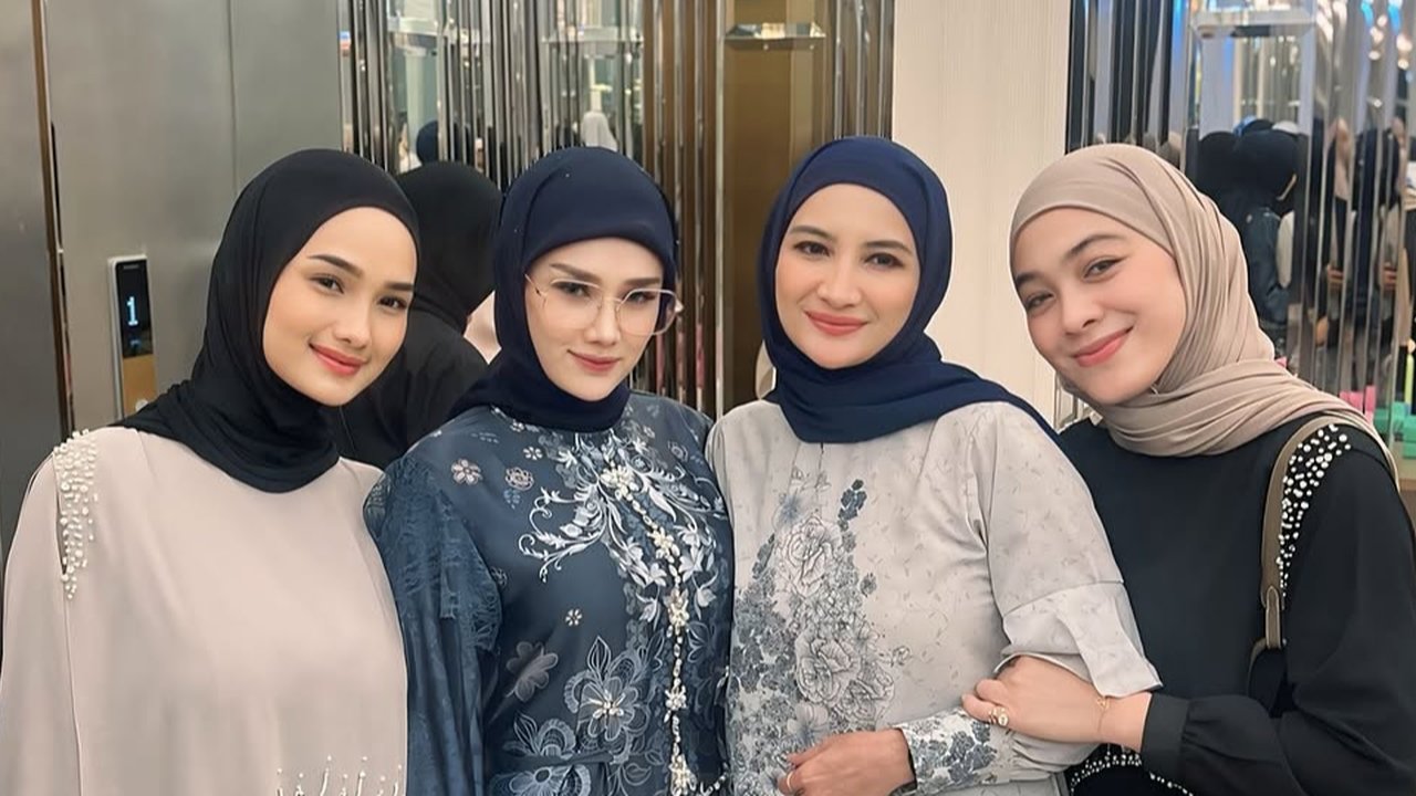 7 Potret Faby Marcelia Bareng Sederet Seleb Berhijab, Senang Bisa Kumpul dengan Circle Positif