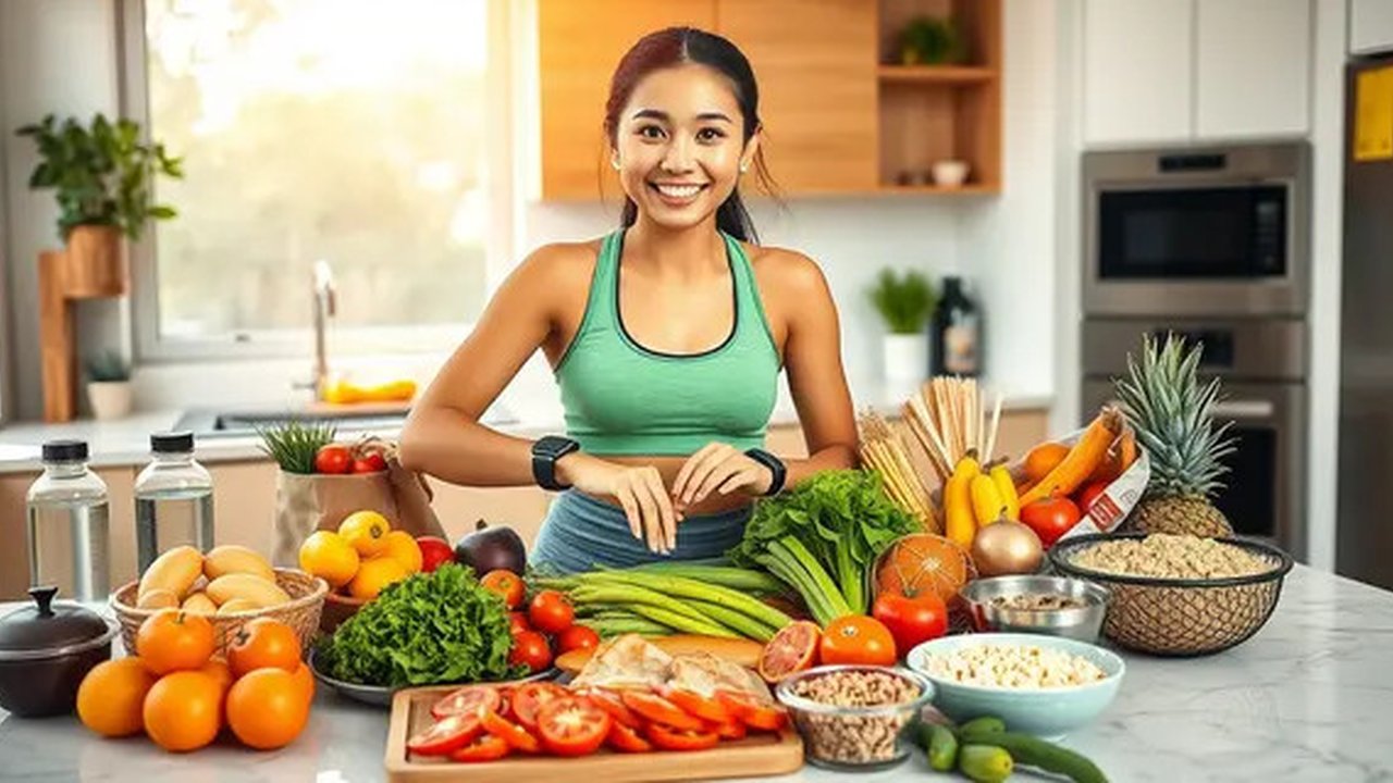 tips diet untuk pemula Ilustrasi dibuat AI