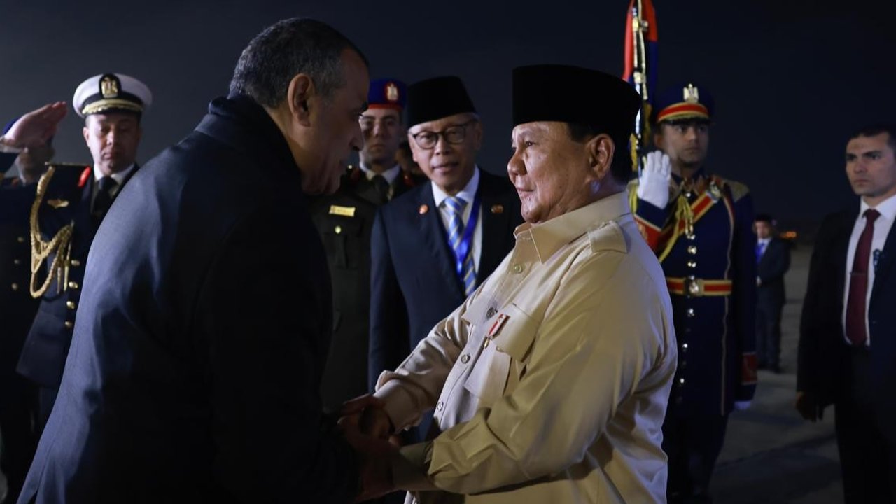 Prabowo Tiba di Mesir