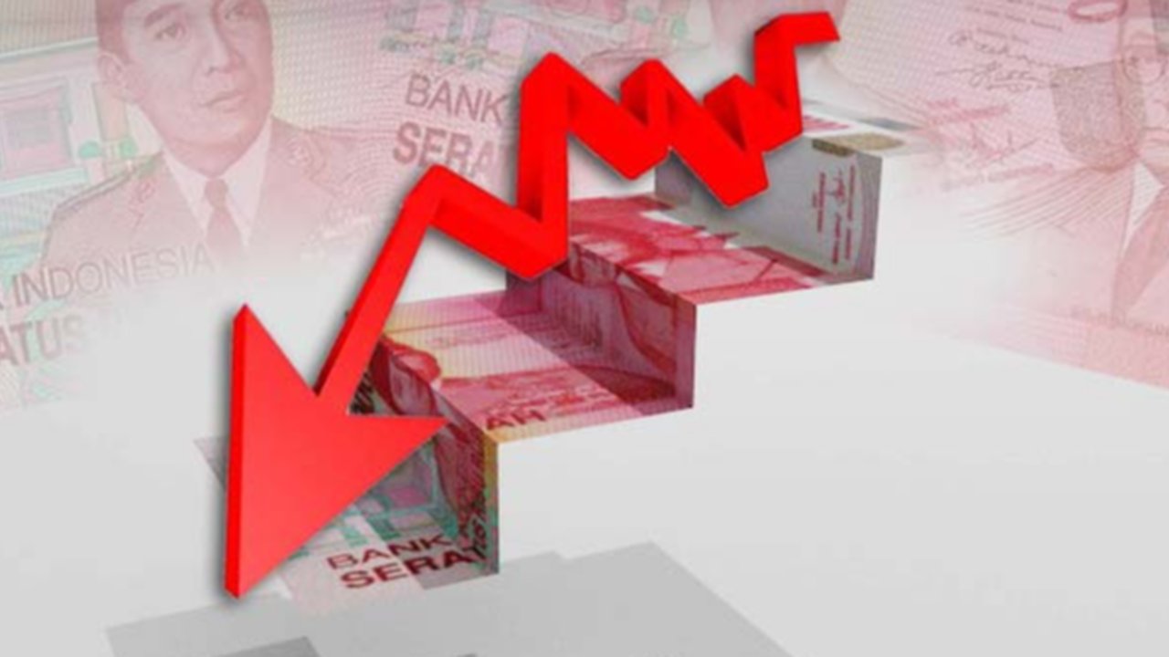 Ilustrasi Rupiah Turun (Liputan6.com/Andri Wiranuari)