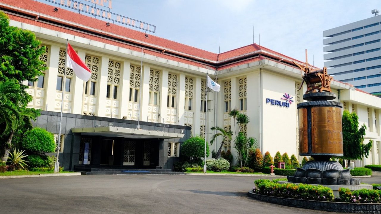 Gedung Percetakan Uang Republik Indonesia (Peruri).