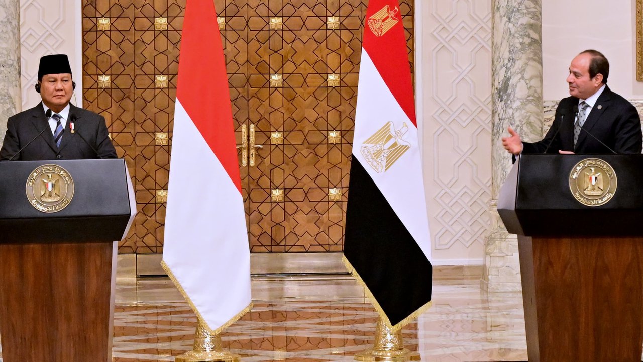 Prabowo Bertemu Presiden Mesir