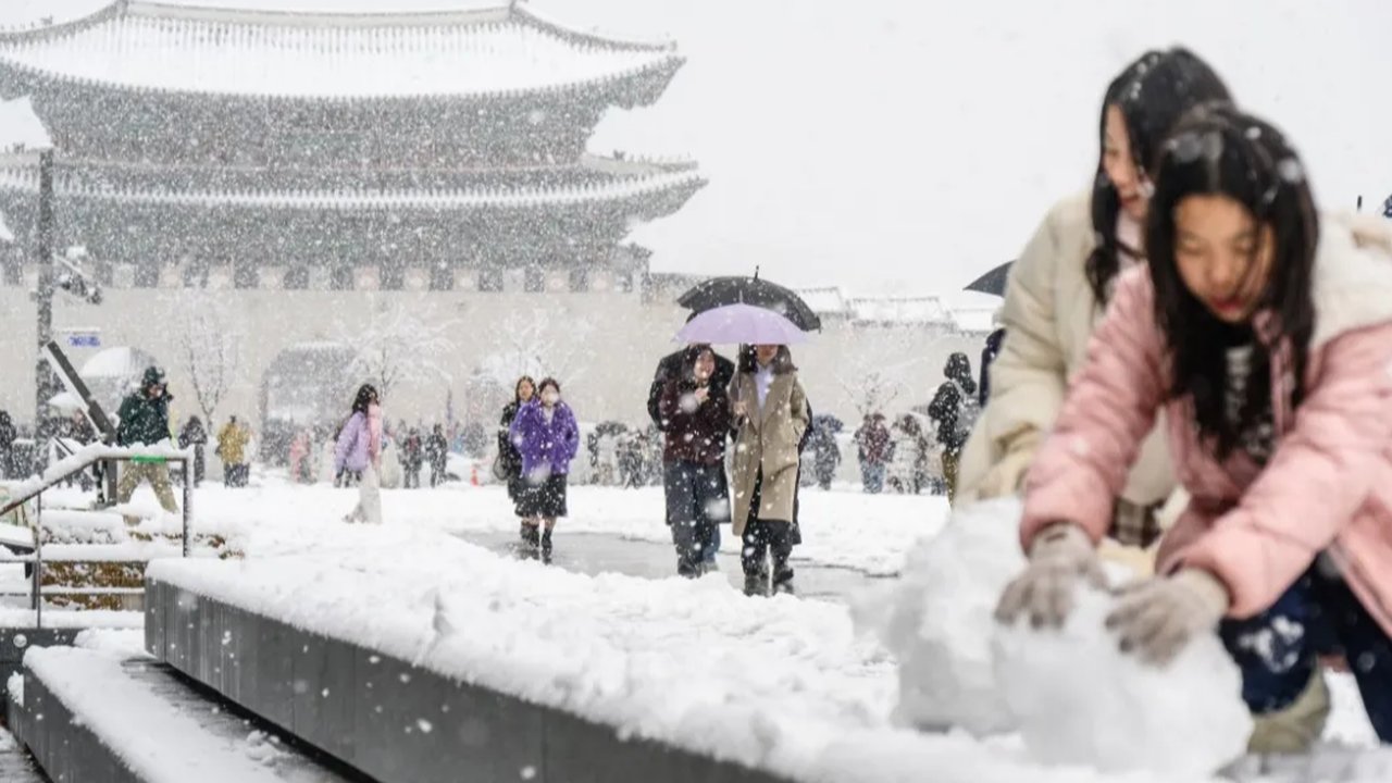 salju di korea selatan