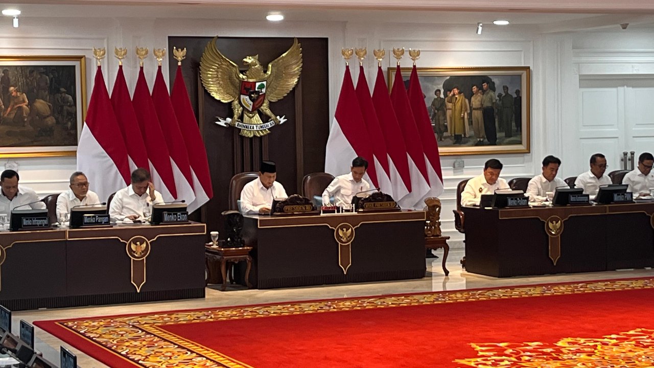 Prabowo Pimpin Sidang Kabinet Paripurna