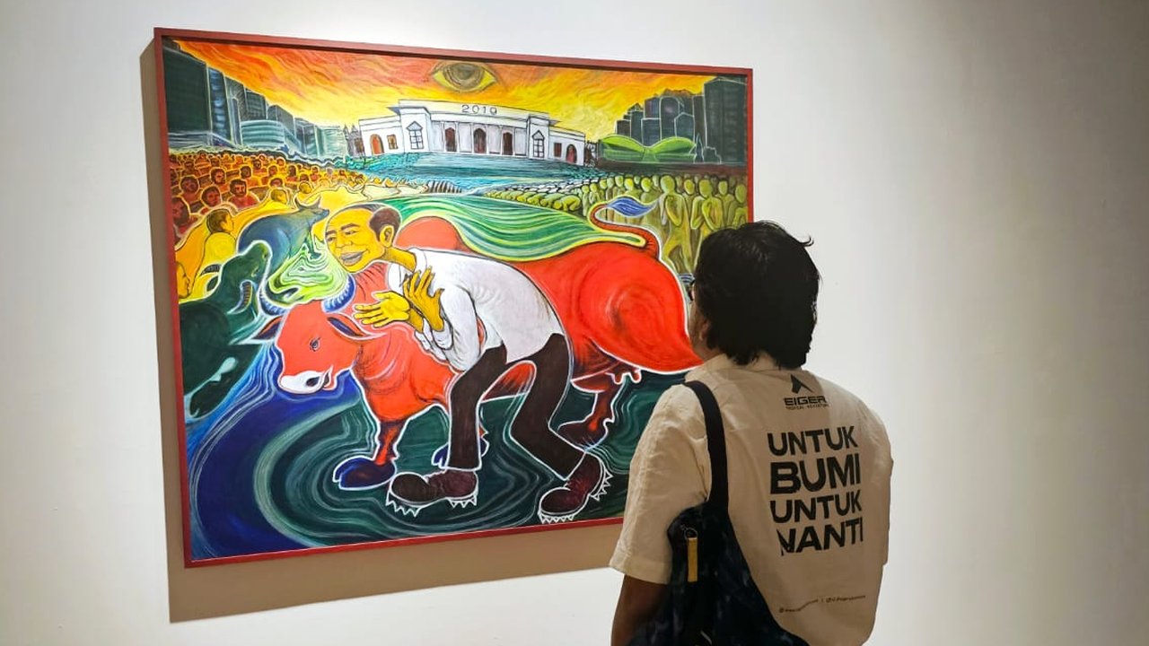 Pameran lukisan tunggal karya Yos Suprapto