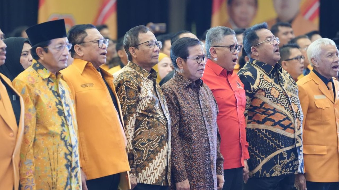 Menteri Agama Nasaruddin Umar menghadiri perayaan Hari Ulang Tahun (HUT) ke-18 Partai Hanura yang mengusung tema "Bersama Rakyat, Hanura Mewujudkan ...