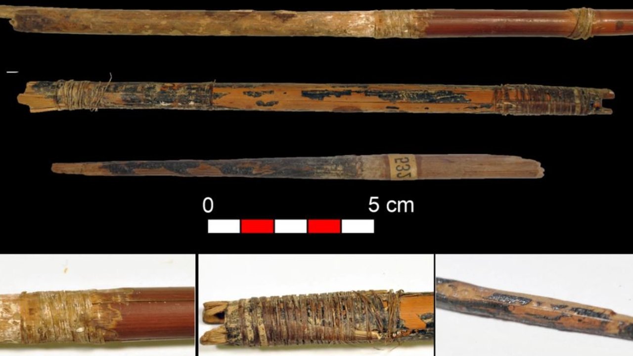 Tali busur dan anak panah berusia 7.000 tahun.