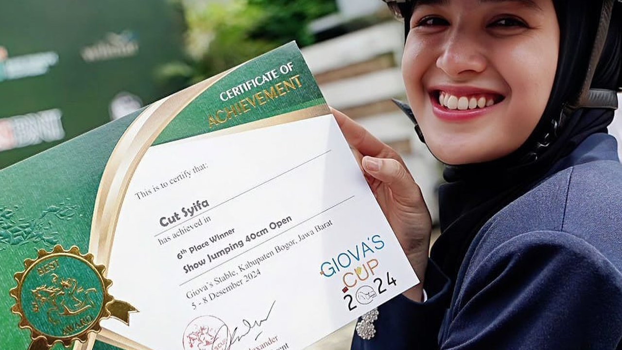 7 Potret Cut Syifa Ikut Kompetisi Berkuda, Dapat Banyak Ucapan dari Netizen