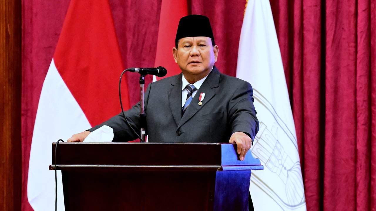 Prabowo Bertemu Mahasiswa Indonesia di Al-Azhar Mesir