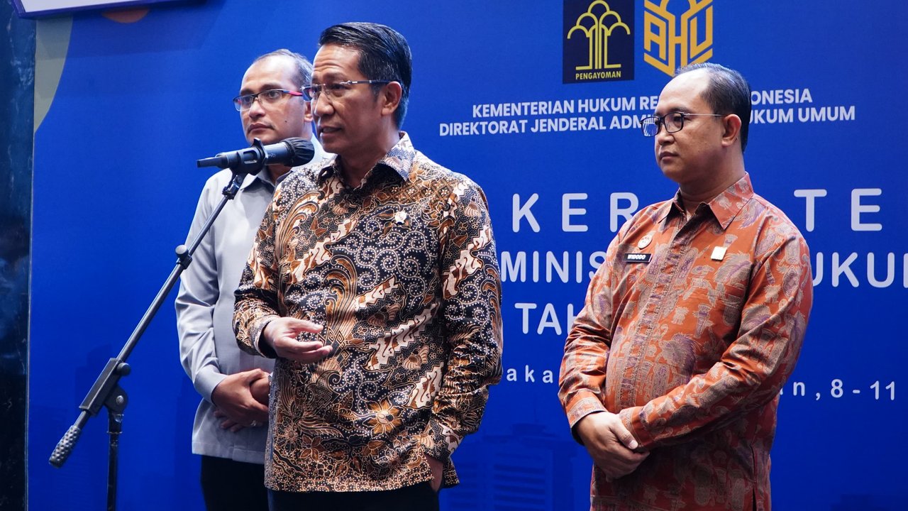Menteri Hukum Supratman Andi Agtas