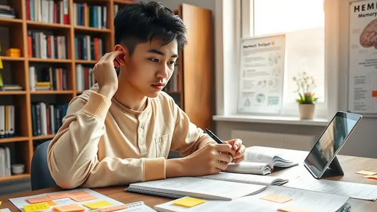 tips cepat menghafal Ilustrasi dibuat AI
