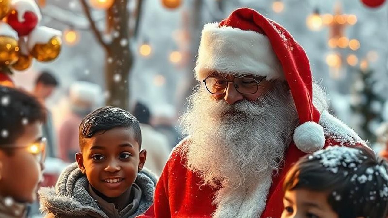 Ilustrasi Santa Claus