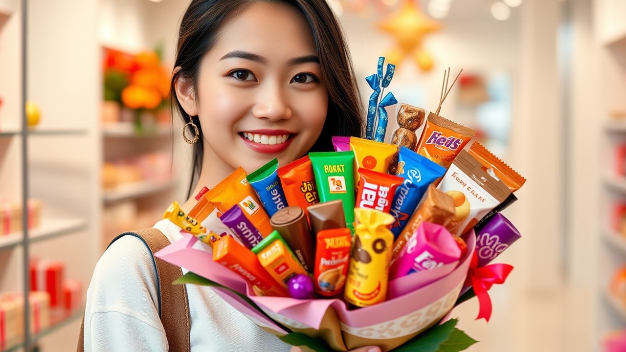 Cara Bikin Buket Snack
