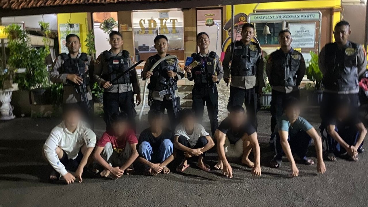 Polisi Amankan Tujuh Remaja Terlibat Tawuran di Palmerah Jakbar