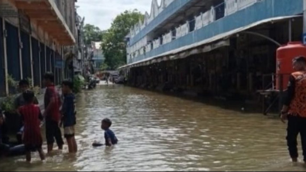 Banjir di Hulu Sungai Tengah Kalsel