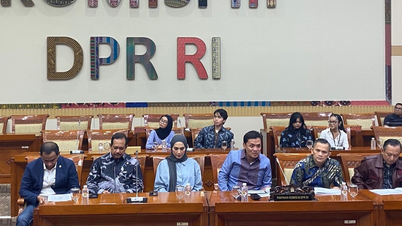 Wakil Ketua Umum Partai Gerindra Habiburokhman di Kompleks Parlemen Senayan, Jakarta, Kamis (20/6/2024). (Foto: Liputan6.com/Delvira Hutabarat).
