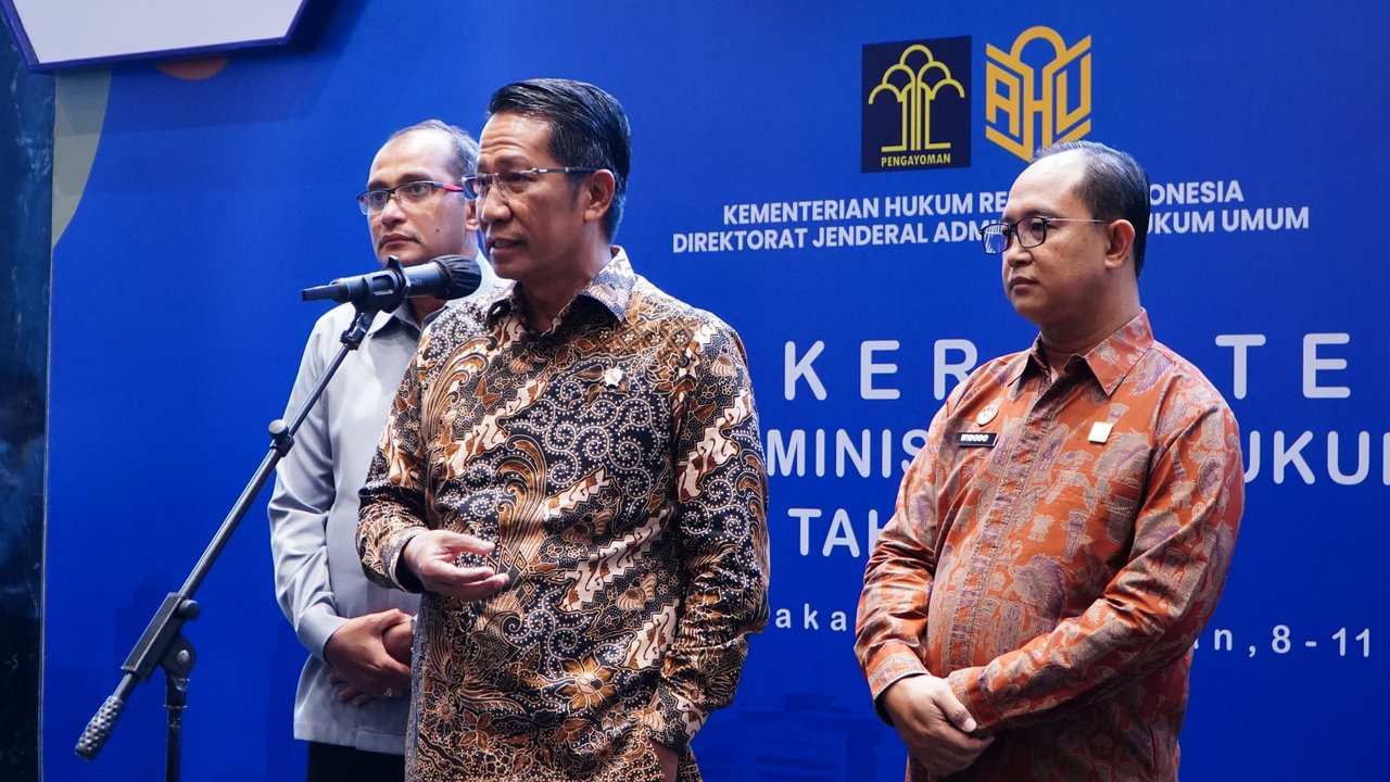 Menteri Hukum Supratman Andi Agtas