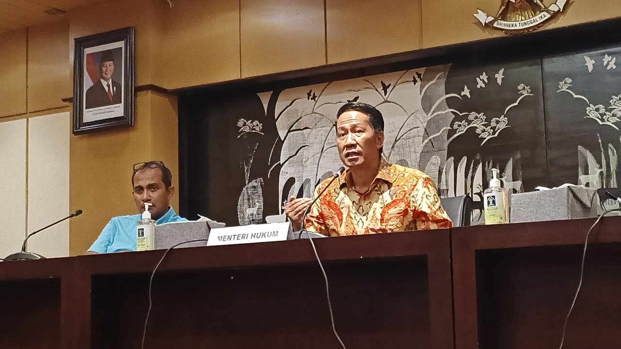 Menteri Hukum Supratman Andi Agtas