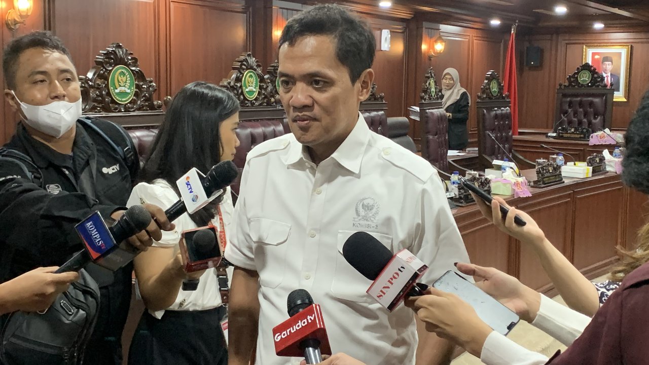 Wakil Ketua Umum Partai Gerindra Habiburokhman di Kompleks Parlemen Senayan, Jakarta, Kamis (20/6/2024). (Foto: Liputan6.com/Delvira Hutabarat).