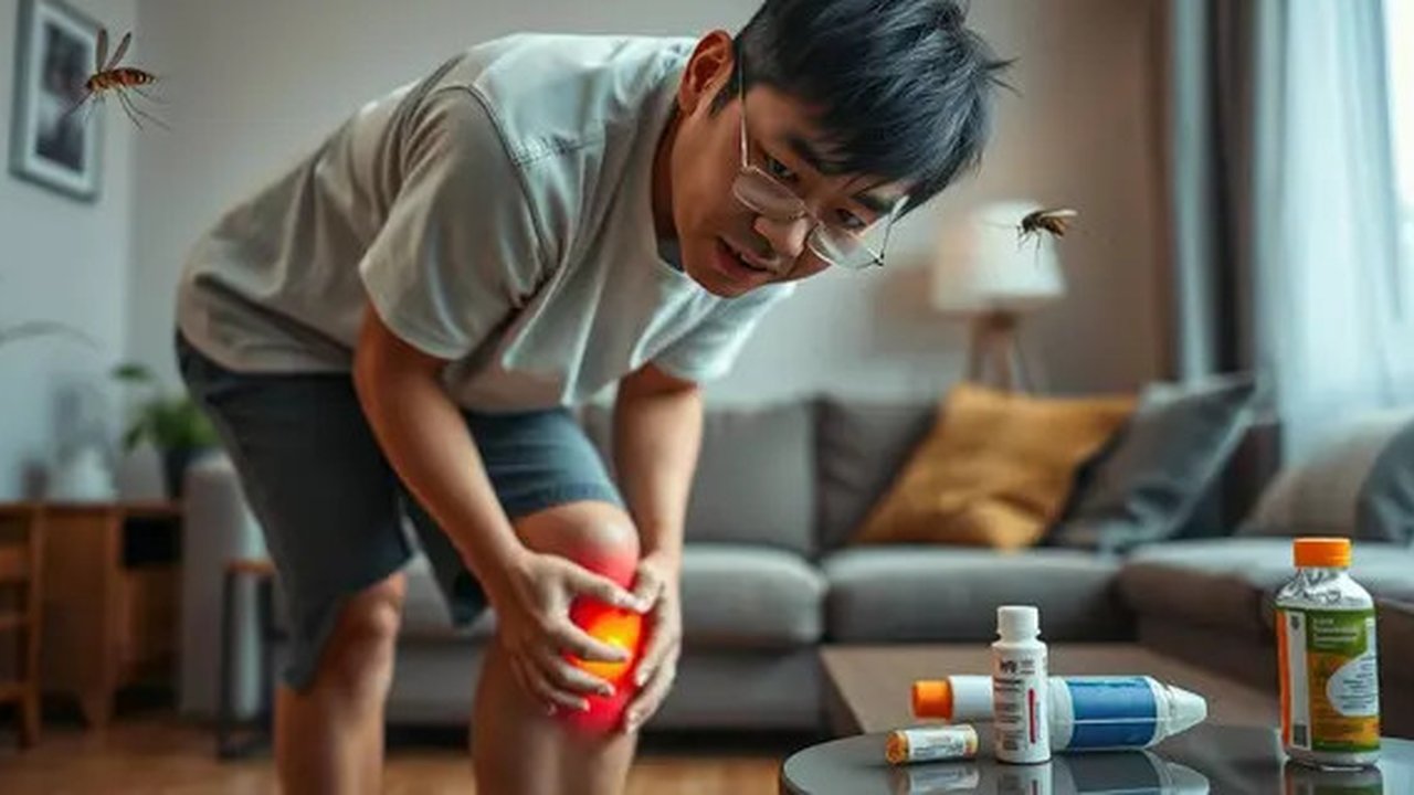 ciri sakit chikungunya Ilustrasi dibuat AI