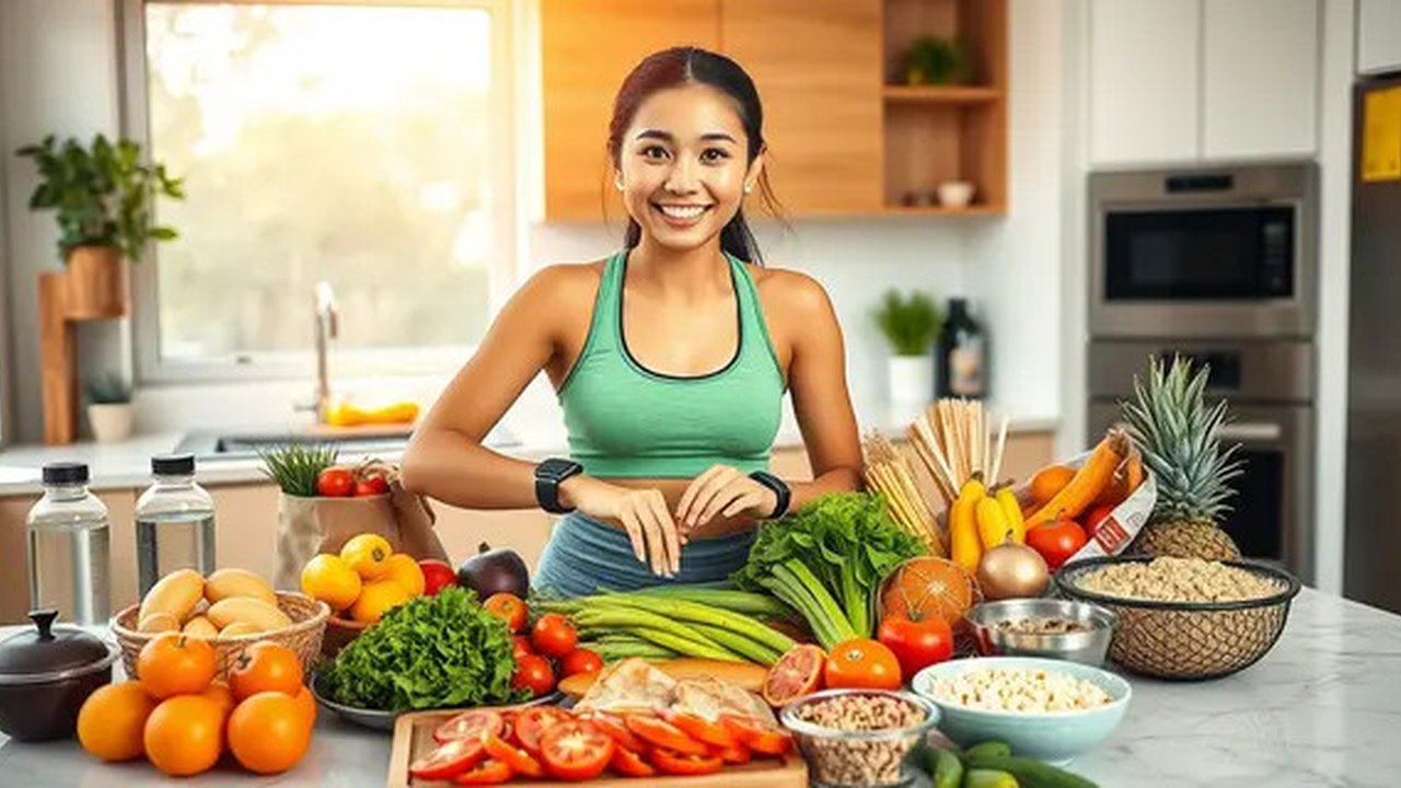 tips diet untuk pemula Ilustrasi dibuat AI