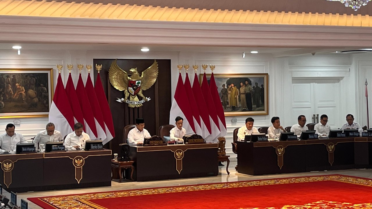 Prabowo Pimpin Sidang Kabinet Paripurna