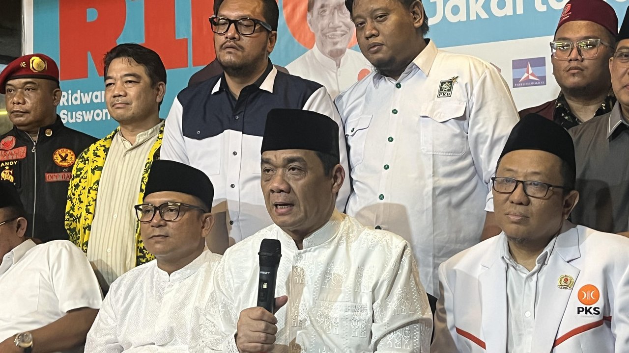 Ketua Dewan Perwakilan Daerah (DPD) Partai Golkar DKI Jakarta Ahmad Riza Patria atau Ariza di DPD Partai Golkar, Jakarta Pusat, Senin (25/11/2024). (Foto: Liputan6.com/Winda Nelfira).