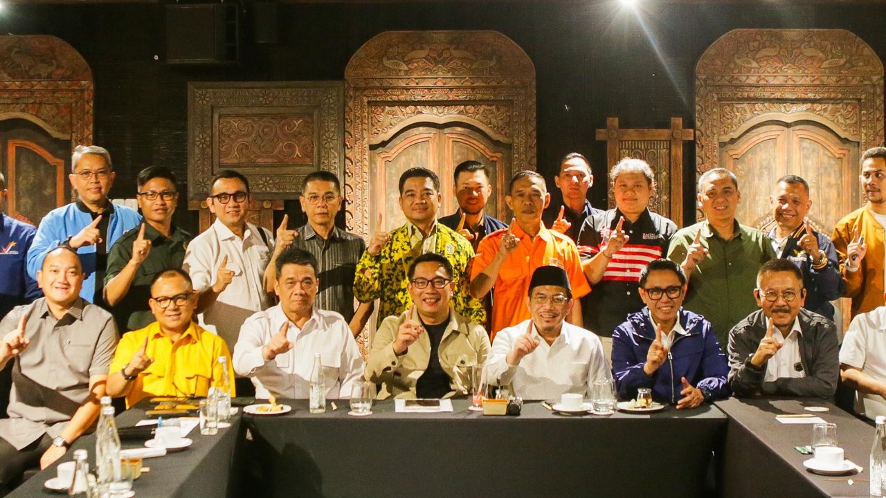 Ridwan Kamil Kumpulkan Parpol Pengusung