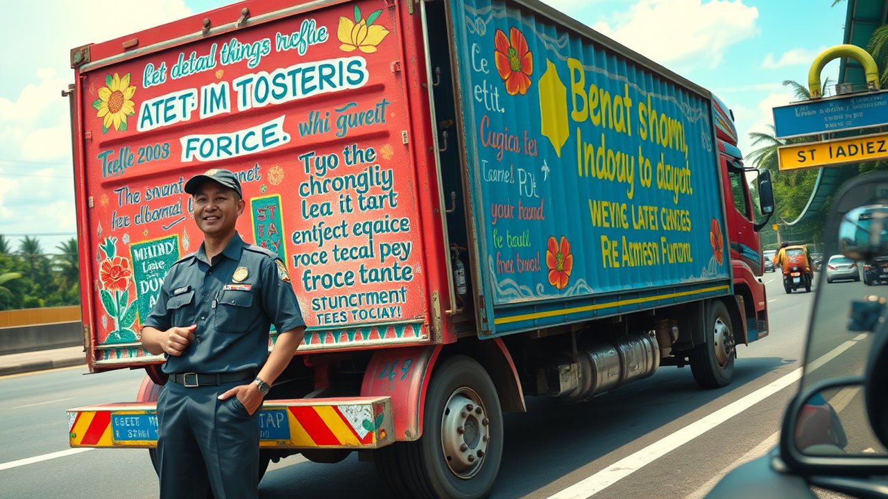 Kata di Mobil Truk