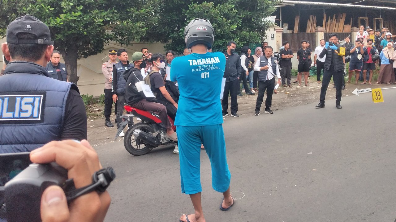 Aipda Robig Jalani Rekonstruksi