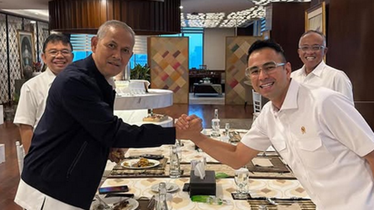 Potret Raffi Ahmad Diskusi Bareng Anggito Abimanyu Wakil Menteri Keuangan, Dijuluki Utusan Khusus Presiden Paling Sibuk