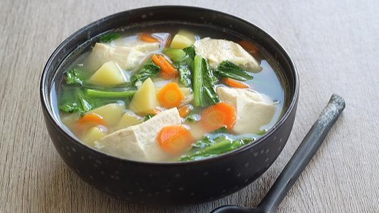 Ilustrasi sop sayur