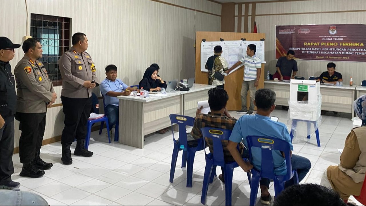 Rekapitulasi penghitungan suara Pilkada Dumai