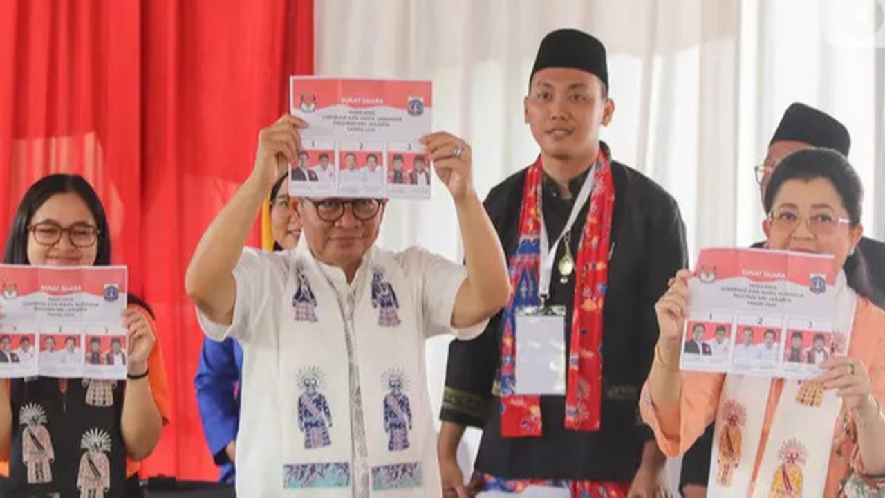 Lokasi TPS 046 tempat Pramono Anung menggunakan hak politiknya berada di Jalan Haji Abu, Cipete Selatan, Cilandak, Jakarta Selatan. (Liputan6.com/Herman Zakharia)