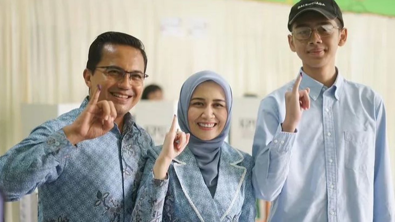 Sahrul Gunawan Nyoblos