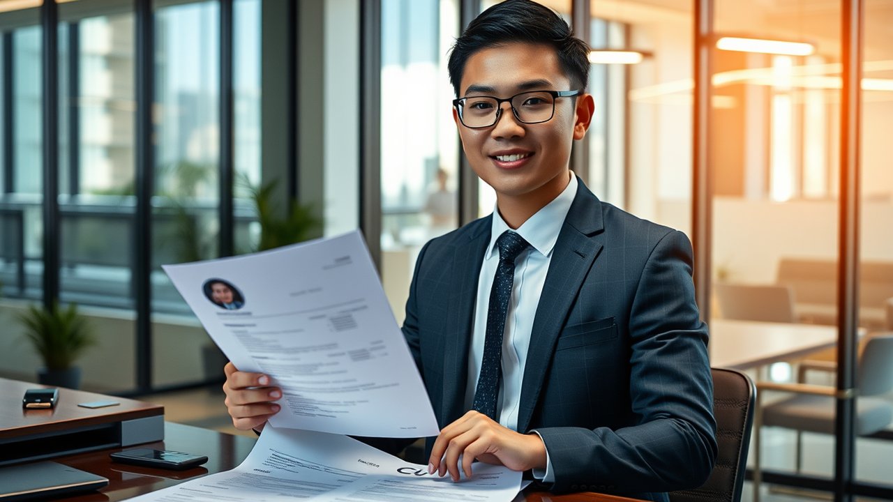 Ilustrasi CV/ Curriculum Vitae (Photo created by Racool_studio on Freepik)