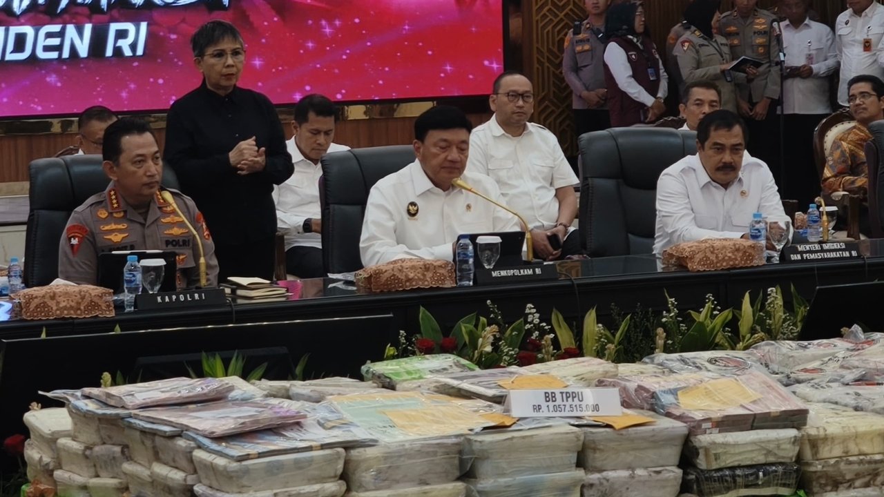 Budi Gunawan Saat Konferensi Pers Program Asta Cita Presiden di Mabes Polri
