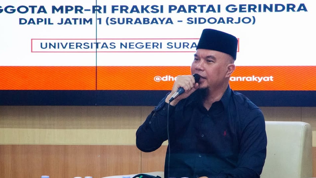 Momen Ahmad Dhani Mendadak Jadi Tukang Sound Saat Isi Acara Sosialisasi di Kampus, Semua yang Hadir Langsung Heboh
