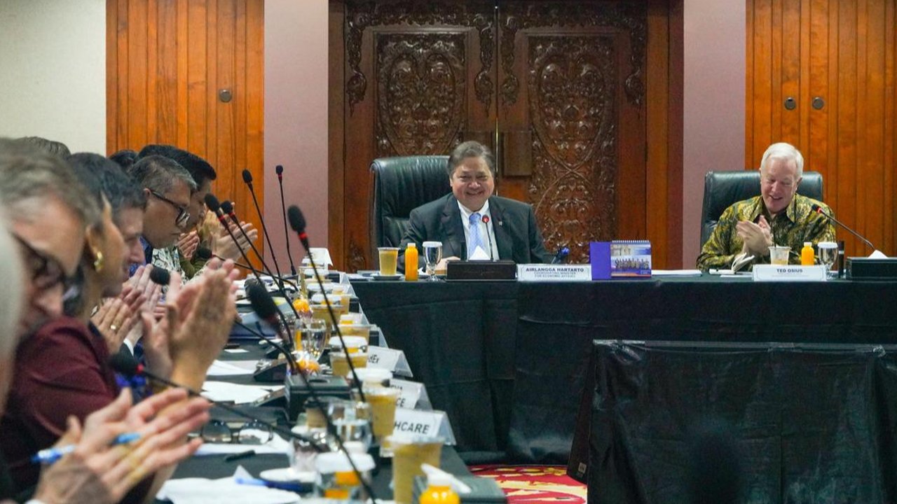 airlangga bertemu menteri Kanada