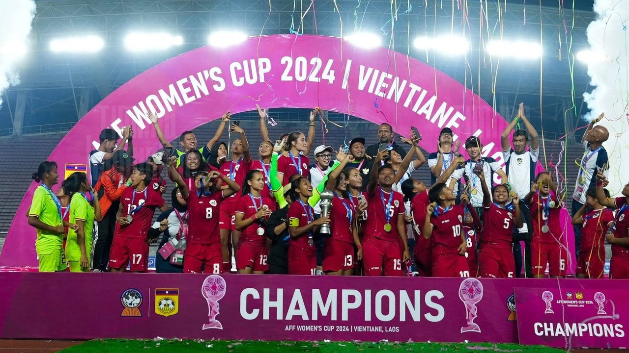 Timnas Putri Indonesia Juara Piala AFF 2024.