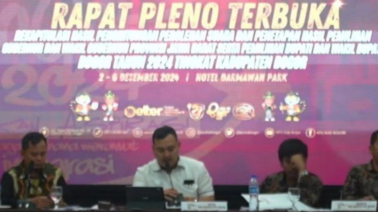 KPU Kabupaten Bogor gelar rekapitulasi suara