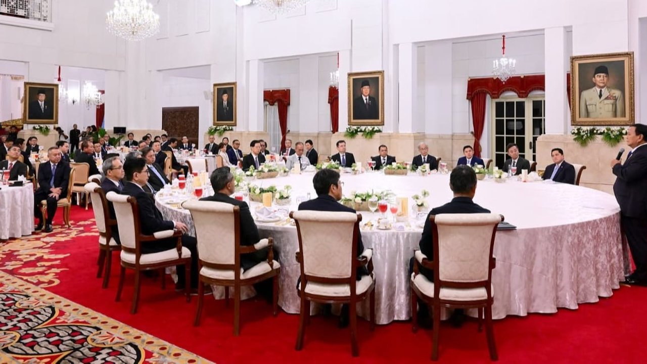 Prabowo Terima Pengusaha Jepang di Istana