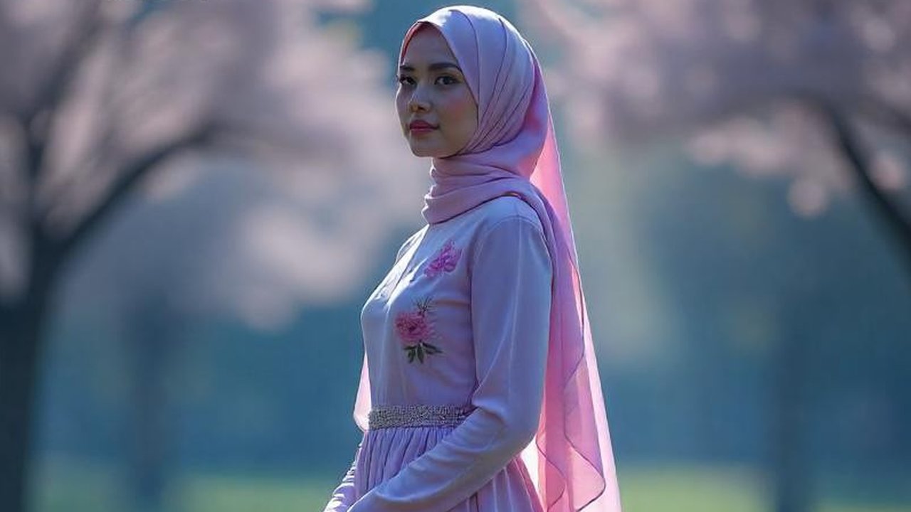 Baju Lebaran 2025 Misty Lavender