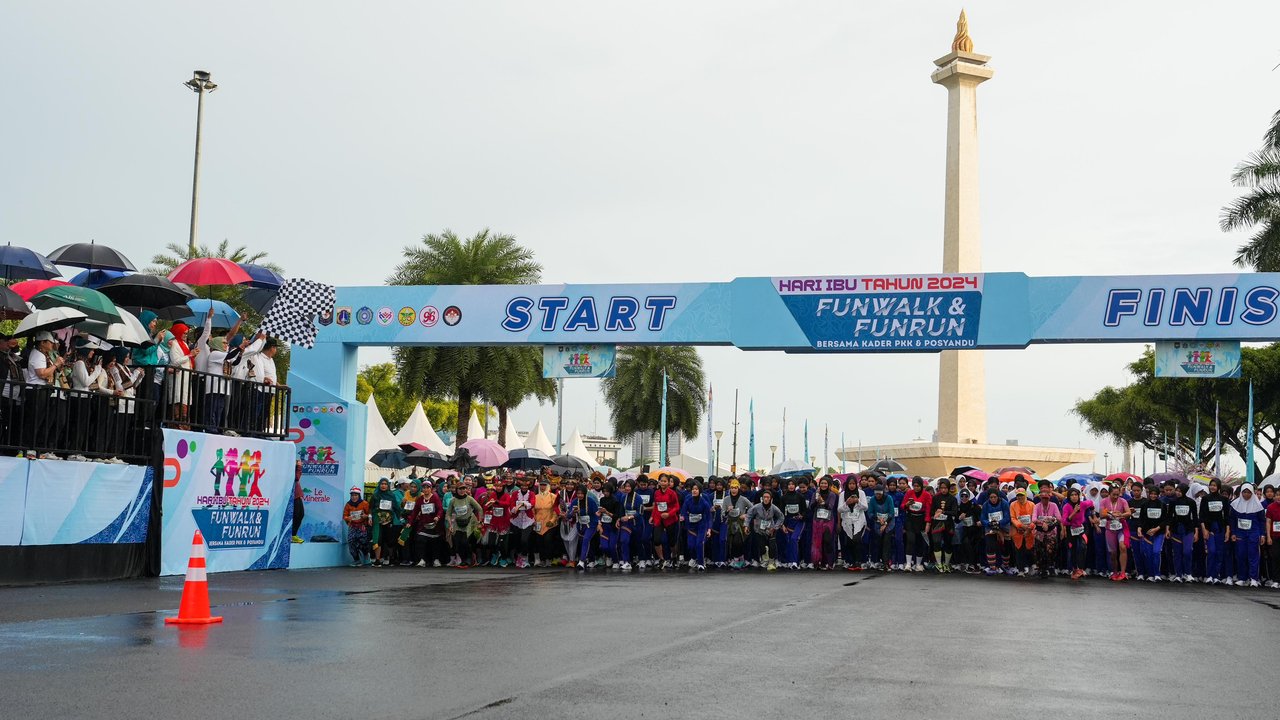 TP PKK Pusat Gelar Fun Run dan Fun Walk